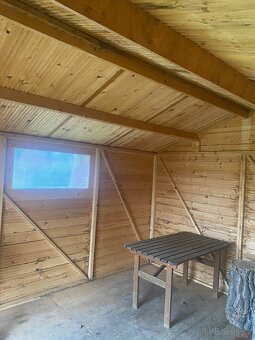 Dřevěná zahradní bouda 3 × 3,5 m - 8