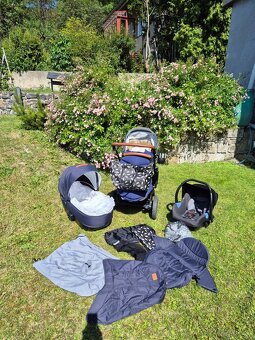 Kočárek Kinderkraft 3v1 – kompletní set + bohaté příslušenst - 8