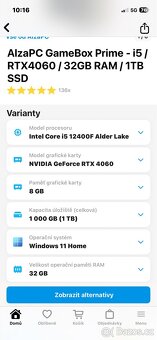 Herní pc rtx 4060 - 8