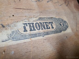 retro starožitné ČSR židle 4ks socialismus 1940 - 1950 - 8