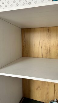 Šatní skříň MARKSKEL 162×210 bílá/barva+komoda - 8