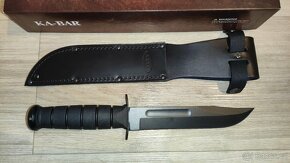 NŮŽ KA-BAR 1211 s koženým pouzdrem, NOVÝ, originál USA - 8