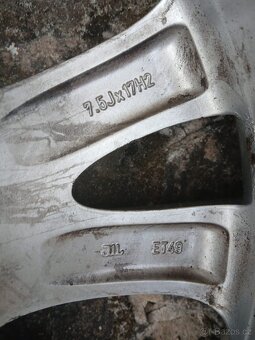 Alu kola 5x112 7,5Jx17H2 ET49 + zimní pneu 225/45 R17 94V - 8