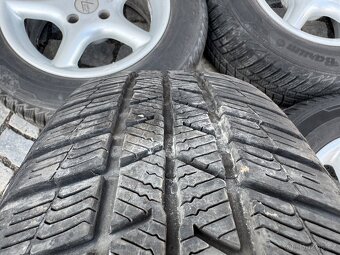 Alu Peugeot 4x108 r15 zimni pneu 195/65 r15 Barum - 8