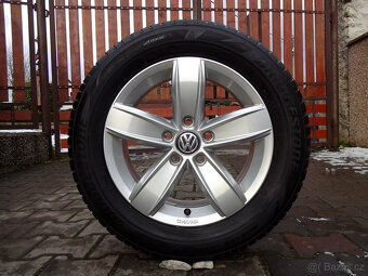 ZÁNOVNÍ ZIMNÍ ORIGINÁL VW 16" 5x112 pneu 205/60R16 - 8