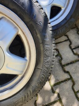 Prodám alu kola s pneu na AUDI 80 r.15 - 8