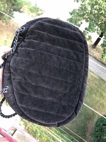 Vintage sametová kabelka černá - 8