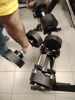 Činky s nastavitelným závažím až 36kg - nové - 8