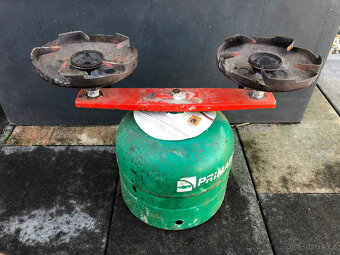 Propanbutan 2kg LPG láhev plynová bomba + PB vařič - 8