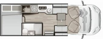 Obytný automobil MOBILVETTA  KEA P67 - 4 místná - 8