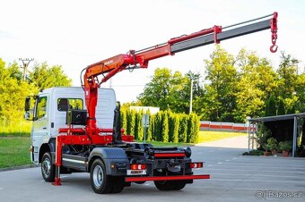 MERCEDES 12T HÁKOVÝ NOSIČ KONTEJNERŮ HYDRAULICKÁ RUKA EU6 - 8