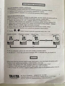 Osobní chytrá digitální váha Tanita - 8