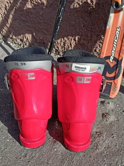 Dětské lyže Rossignol 110 cm, boty, hůlky - 8