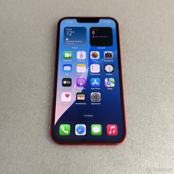 iPhone 13 128GB červený, pěkný stav, 12 měsíců záruka - 8