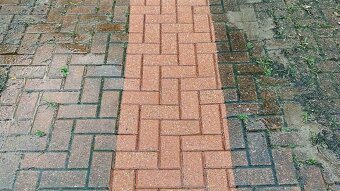 Mytí, čištění dlažebních kostek, fasád a střech, teras - 8