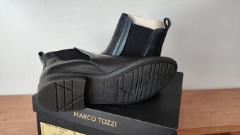 Kotníkové boty Marco Tozzi, tmavě modré - 8
