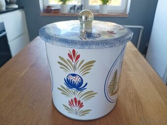 PLECHOVÁ DÓZA HB HENRIOT QUIMPER - 8