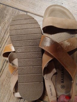 Kožené sandále 42 dámské 2x - 8