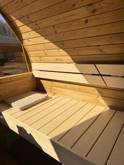 Zahradní sudová sauna 3M - s terasou - 8