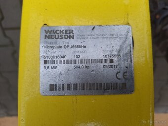 Vibrační deska Wacker neuson Dpu 6555He - 8