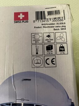 Teplovzdušný ventilátoru 2000W - 8