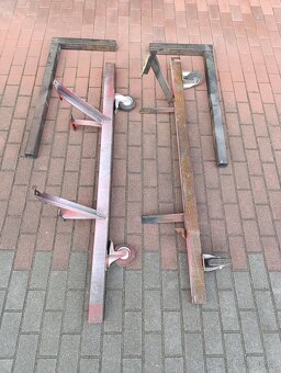 Naklápěcí kolébka - zvedák pro renovaci veterána. - 8
