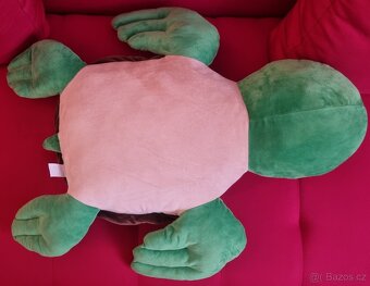 Plyšová želva polštář 80cm - 8
