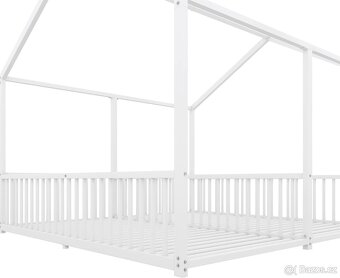 Nová dětská kovová postel 90x200 cm2 - 8