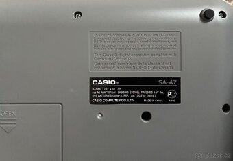 Klávesy Casio SA-47 - 8