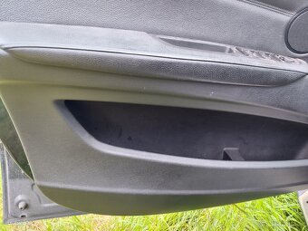 BMW e70 x5 výplň dveří Černá kůže 4.ks komplet - 8