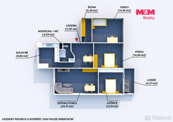 Prodej bytu 4+1, 92 m², Rokycany, ul. Pražská - 8