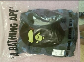 Modrá mikina bape hoodie - 8
