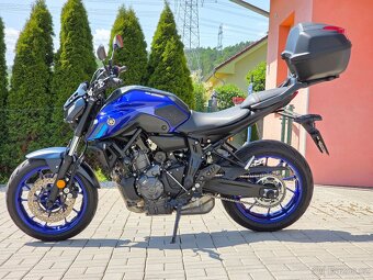 Yamaha MT-07, původ ČR, záruka do 9/2026,doplňky za 25.000Kč - 8