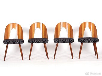 Luxusní jídelní židle po přečalounění, 4 kusy. - 8