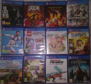 Hry pro Playstation 4. PS4 / PS5 hry viz seznam. Brno, pošta - 8
