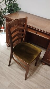 Pracovní stůl - rustikál, židle - 8