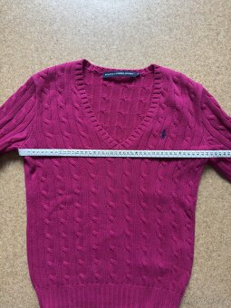 Ralph Lauren Polo růžový svetr - 8