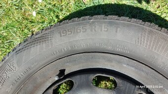 Plechové Kola 5x100 195/65/15 Dot(2020) - 8