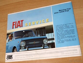 ORIG. PĚKNÝ PROSPEKT FIAT 850, FRANCOUZKY, 12 STRAN, VEL. A4 - 8