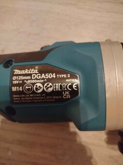 AKU bruska makita DGA504RTJ, 2x baterie a nabíječka - 8