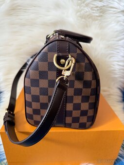 Lv Speedy Bandouliere Damier Ebene 25 - 8