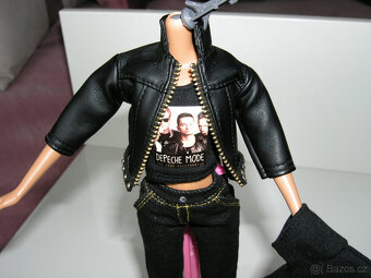 Šaty kalhoty tričko oblečky na panenku Barbie - 8