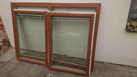 Dvojdílné plastové okno 168x118cm - 8
