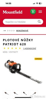 NOVÉ Plotové nůžky PATRIOT 620 - 8