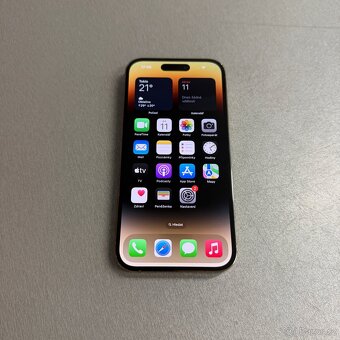 iPhone 14 Pro 256GB gold, jako nový, rok záruka - 8