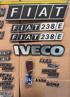Štítky, emblémy Fiat - 8
