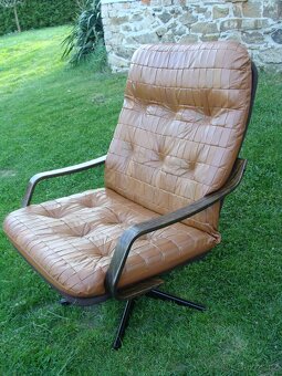 Kožené Vintage křeslo - 8