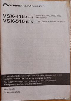 AV receiver Pioneer VSX-516+DO+manuál - 8