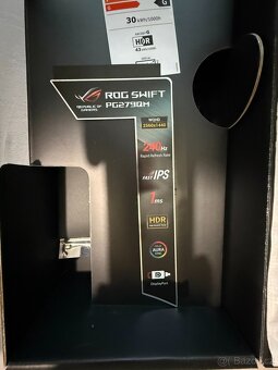 Prodám herní monitor ASUS ROG SWIFT PG279QM – QHD, 240Hz - 8