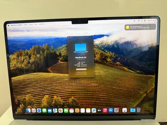 Apple MacBook Air 15" 2023, M2 GB/256gb. TOP stav, zaruka. - 8